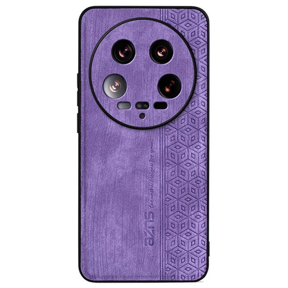 AZNS For Xiaomi 14 Ultra Case Pattern Leather+TPU Drop Protection Phone Cover
