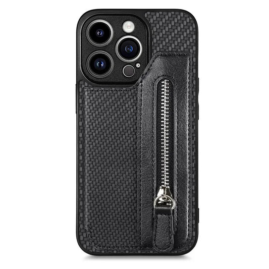 C1-04 For iPhone 13 Pro Wallet Case Kickstand Anti-Drop PU+PC+TPU Phone Cover
