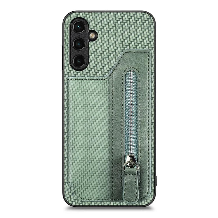 C1-04 For Samsung Galaxy A13 5G / A04s 4G (164.7 x 76.7 x 9.1) Anti-Scratch Cases PU Leather+PC+TPU Phone Shell with Card Holder