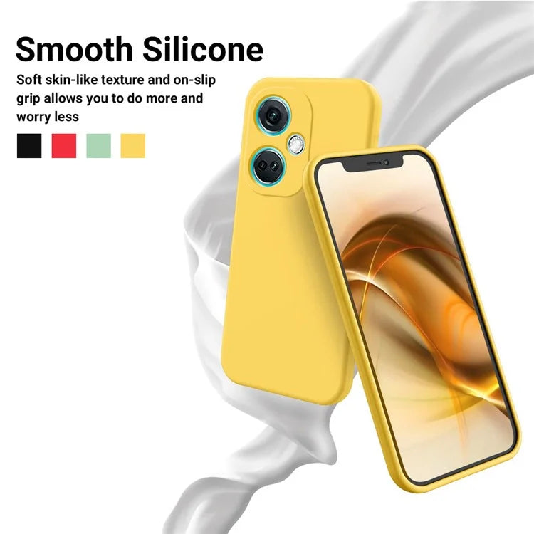 For Oppo K11 5G Case Liquid Silicone Protective Phone Cover with Wrist Strap