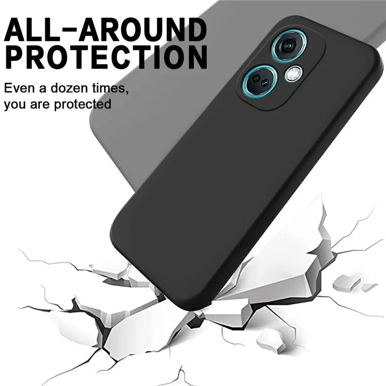 For Oppo K11 5G Case Liquid Silicone Protective Phone Cover with Wrist Strap