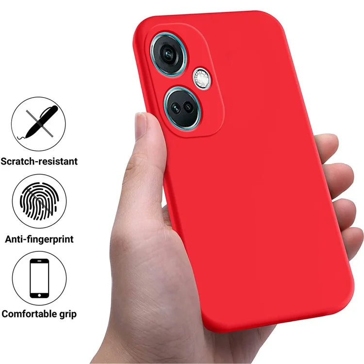 For Oppo K11 5G Case Liquid Silicone Protective Phone Cover with Wrist Strap
