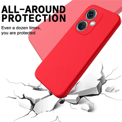 For Oppo K11 5G Case Liquid Silicone Protective Phone Cover with Wrist Strap