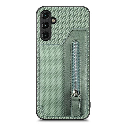 C1-04 For Samsung Galaxy A35 5G Case Leather+PC+TPU Zipper Wallet Smartphone Cover