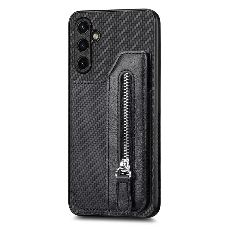 C1-04 For Samsung Galaxy A54 5G Card Holder Phone Shell PU Leather+PC+TPU Phone Cover Case