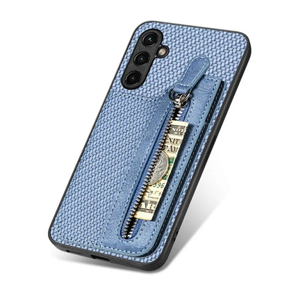 C1-04 For Samsung Galaxy A54 5G Card Holder Phone Shell PU Leather+PC+TPU Phone Cover Case