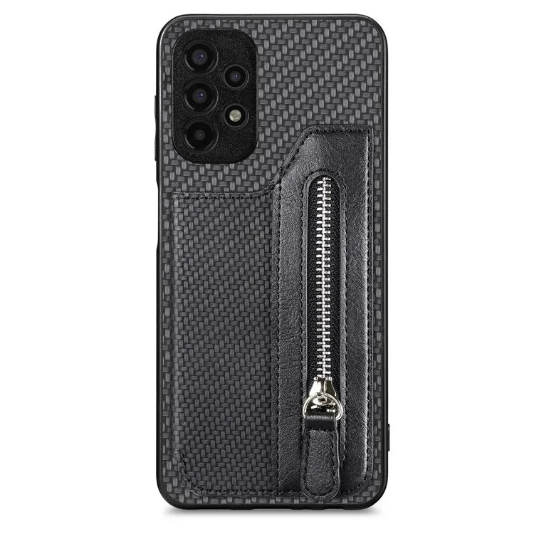C1-04 For Samsung Galaxy A53 5G Phone Shell PU Leather+PC+TPU Anti-drop Card Holder Case