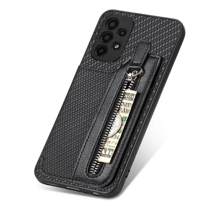 C1-04 For Samsung Galaxy A53 5G Phone Shell PU Leather+PC+TPU Anti-drop Card Holder Case