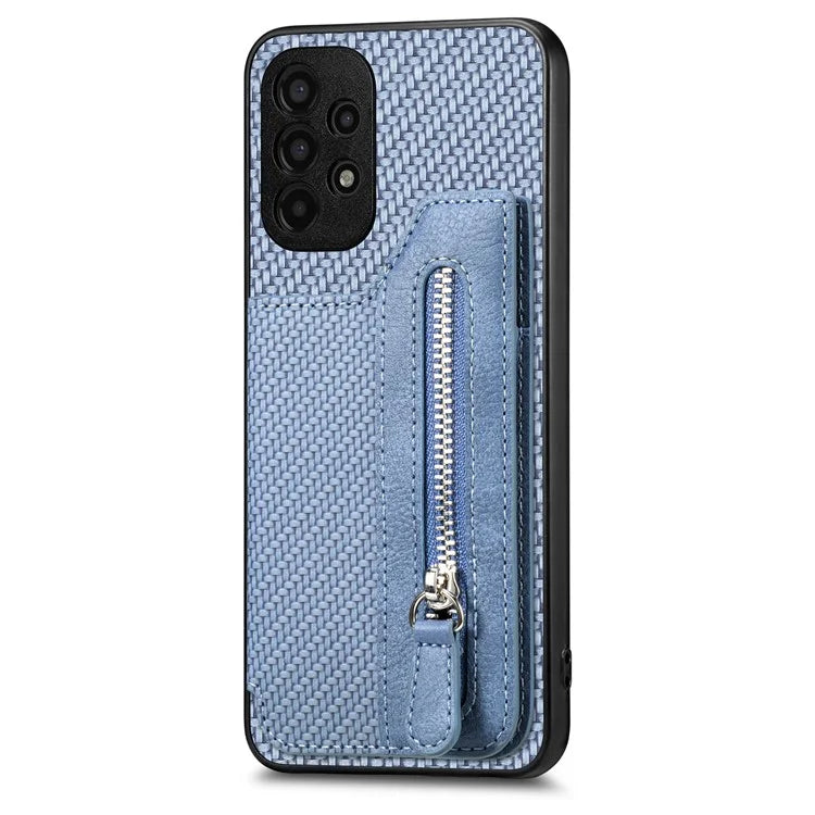 C1-04 For Samsung Galaxy A53 5G Phone Shell PU Leather+PC+TPU Anti-drop Card Holder Case