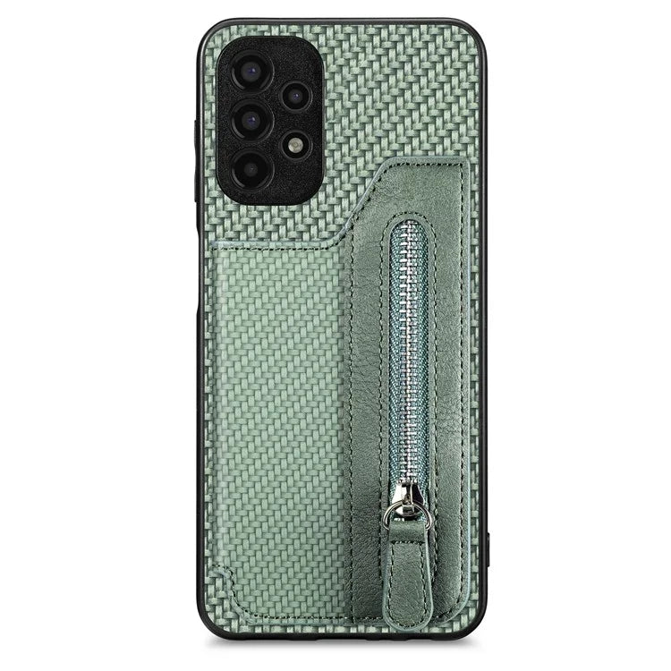 C1-04 For Samsung Galaxy A53 5G Phone Shell PU Leather+PC+TPU Anti-drop Card Holder Case