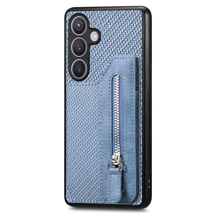 C1-04 For Samsung Galaxy S24+ Case Kickstand PU+PC+TPU Wallet Phone Cover