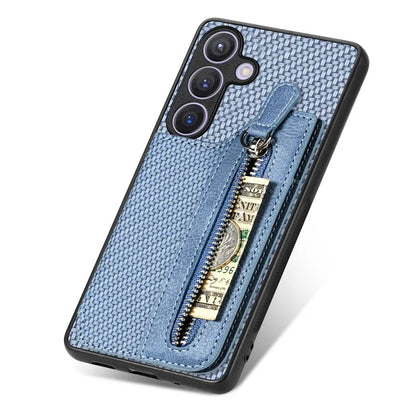 C1-04 For Samsung Galaxy S24+ Case Kickstand PU+PC+TPU Wallet Phone Cover
