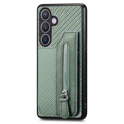 C1-04 For Samsung Galaxy S24+ Case Kickstand PU+PC+TPU Wallet Phone Cover