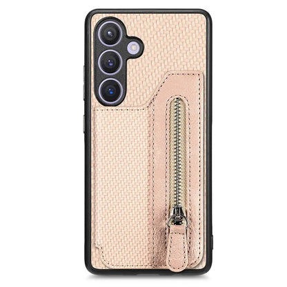 C1-04 For Samsung Galaxy S24+ Case Kickstand PU+PC+TPU Wallet Phone Cover