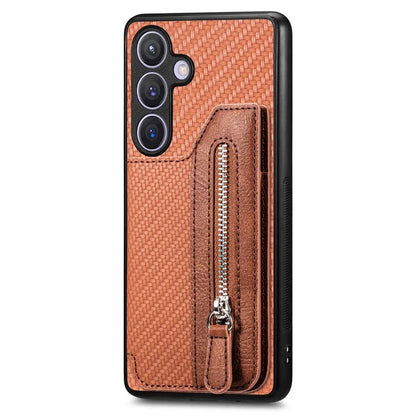C1-04 For Samsung Galaxy S24+ Case Kickstand PU+PC+TPU Wallet Phone Cover