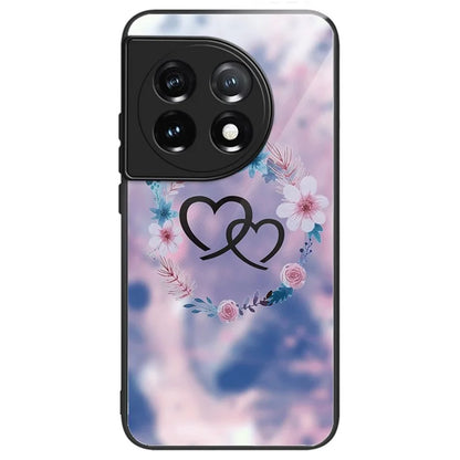For OnePlus Ace 3 5G / 12R 5G Tempered Glass Case Pattern Printing Phone Cover