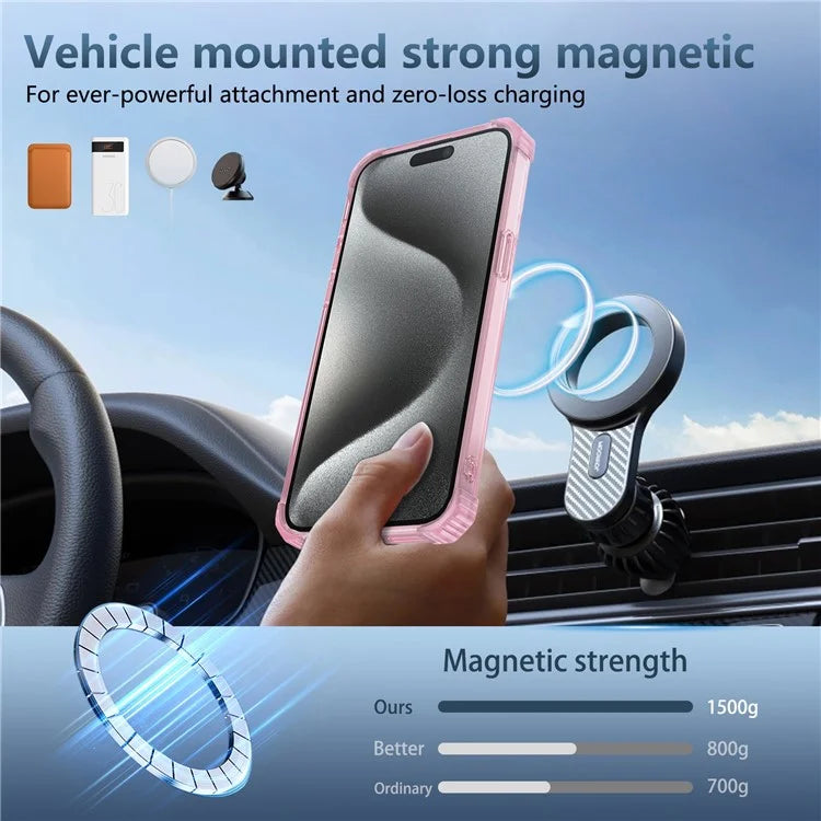 For iPhone 14 Pro Case Rotary Ring Kickstand TPU+PC Phone Cover