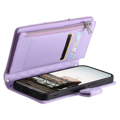 012 Style For Samsung Galaxy A35 5G Cell Phone Case Glitter Rhombus Leather Cover with Wrist Strap