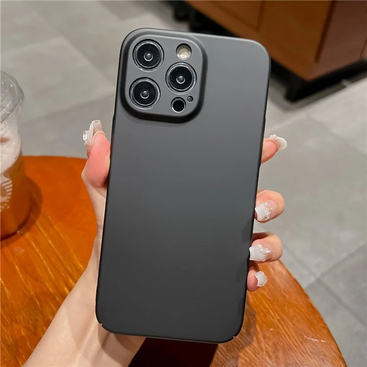 For iPhone 15 Pro Max Case Rubberized Hard PC Phone Cover Skin-touch Feeling