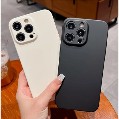 For iPhone 14 Pro Max Case Rubberized Skin-touch Protective PC Phone Cover