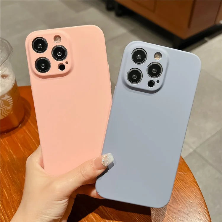 For iPhone 12 Pro Case Hard Plastic Rubberized Phone Cover Precise Cut-outs Protection