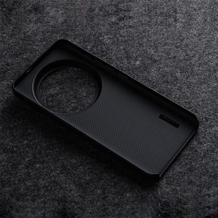 MELKCO For Xiaomi 14 Ultra Case Genuine Cow Leather Coated PC Phone Cover