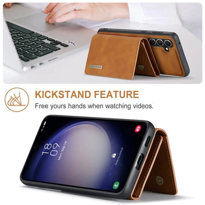 DG.MING M1 Series for Samsung Galaxy A55 5G Case Magnetic Detachable Leather Back Cover