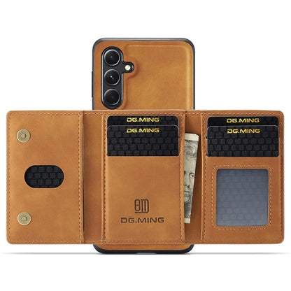 DG.MING M2 Series for Samsung Galaxy A35 5G Kickstand Case Detachable Magnetic Wallet Phone Cover