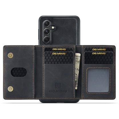 DG.MING M2 Series for Samsung Galaxy A35 5G Kickstand Case Detachable Magnetic Wallet Phone Cover