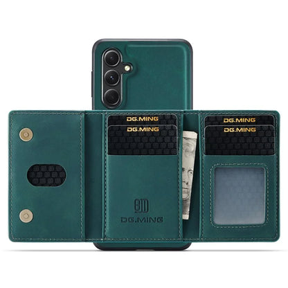 DG.MING M2 Series for Samsung Galaxy A35 5G Kickstand Case Detachable Magnetic Wallet Phone Cover