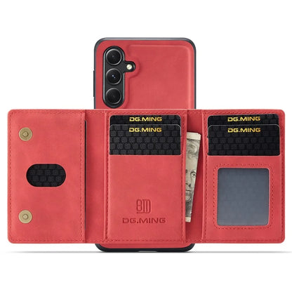 DG.MING M2 Series for Samsung Galaxy A35 5G Kickstand Case Detachable Magnetic Wallet Phone Cover