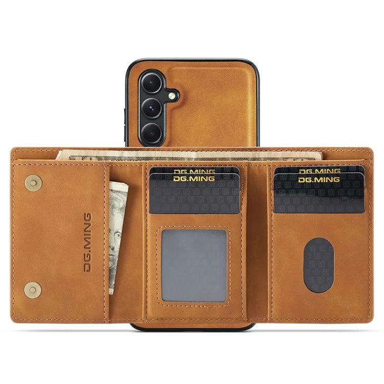 DG.MING M1 Series for Samsung Galaxy A15 4G / A15 5G Case Detachable Wallet Phone Cover