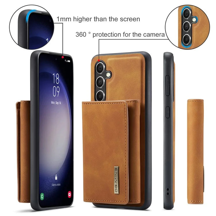 DG.MING M1 Series for Samsung Galaxy A15 4G / A15 5G Case Detachable Wallet Phone Cover