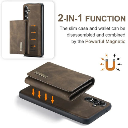 DG.MING M1 Series for Samsung Galaxy A15 4G / A15 5G Case Detachable Wallet Phone Cover