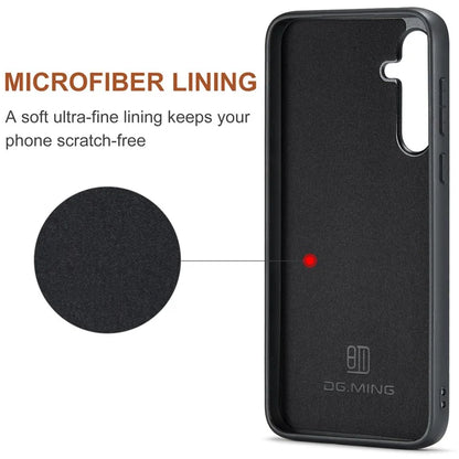 DG.MING M2 Series for Samsung Galaxy A55 5G Magnetic Phone Case Detachable Wallet Cover