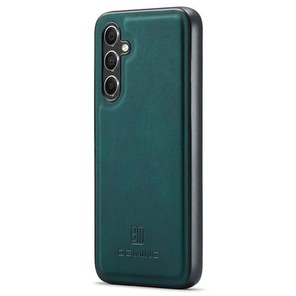 DG.MING For Samsung Galaxy A55 5G Case PU Leather+PC+TPU Hybrid Phone Cover