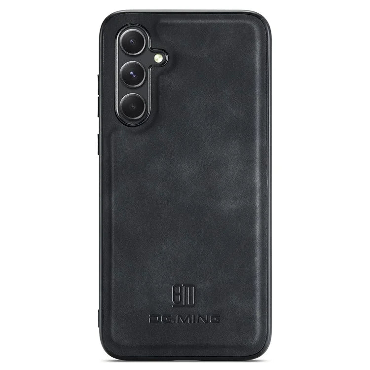 DG.MING For Samsung Galaxy A35 5G Case Leather+PC+TPU Anti-Drop Phone Cover