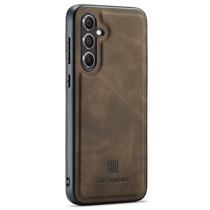 DG.MING For Samsung Galaxy A35 5G Case Leather+PC+TPU Anti-Drop Phone Cover