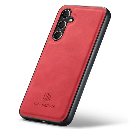 DG.MING For Samsung Galaxy A35 5G Case Leather+PC+TPU Anti-Drop Phone Cover