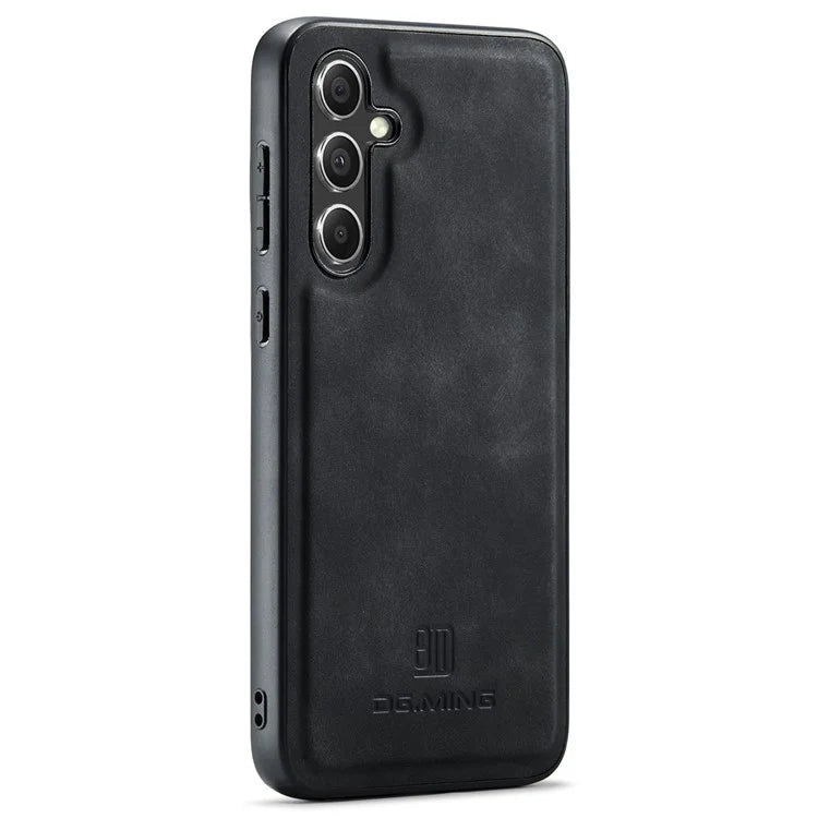 DG.MING For Samsung Galaxy A15 4G / A15 5G Case Drop-resistant Leather Coated PC+TPU Phone Cover