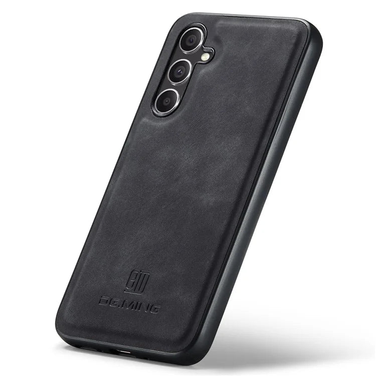 DG.MING For Samsung Galaxy A15 4G / A15 5G Case Drop-resistant Leather Coated PC+TPU Phone Cover