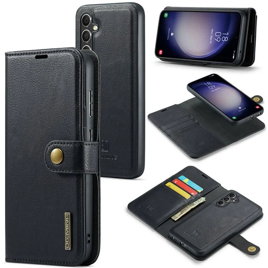 DG.MING for Samsung Galaxy A35 5G Wallet Case Detachable Split Leather Phone Cover