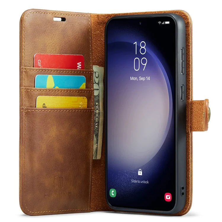 DG.MING for Samsung Galaxy A35 5G Wallet Case Detachable Split Leather Phone Cover