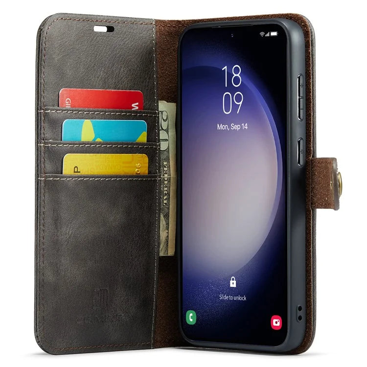 DG.MING for Samsung Galaxy A35 5G Wallet Case Detachable Split Leather Phone Cover