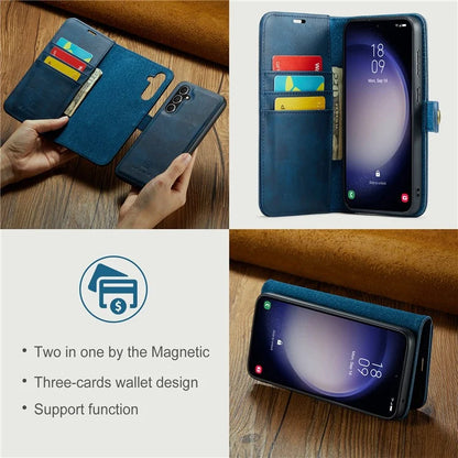 DG.MING for Samsung Galaxy A35 5G Wallet Case Detachable Split Leather Phone Cover