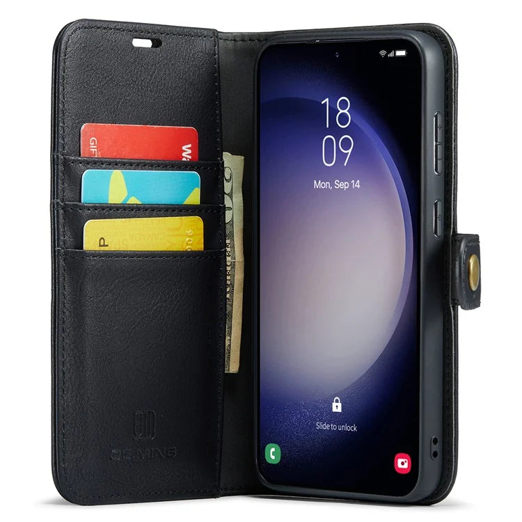 DG.MING for Samsung Galaxy A15 4G / A15 5G Case Detachable Split Leather Wallet Phone Cover