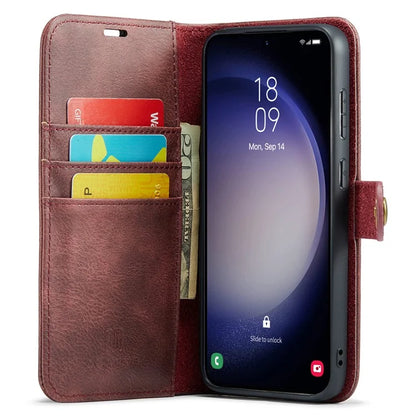 DG.MING for Samsung Galaxy A15 4G / A15 5G Case Detachable Split Leather Wallet Phone Cover