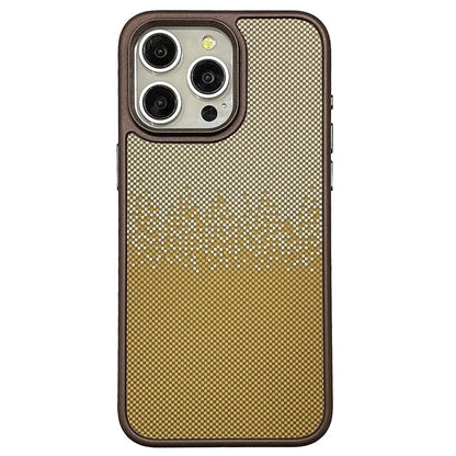 For iPhone 15 Pro Case Geometric Pattern PC Phone Cover Water Transfer Printing