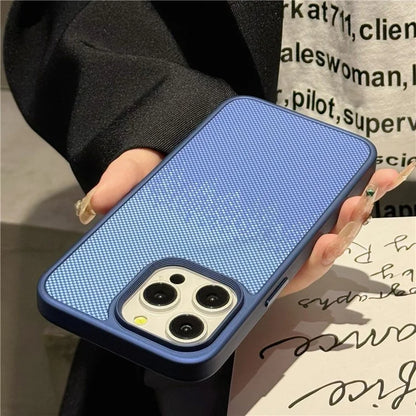 For iPhone 15 Pro Case Geometric Pattern PC Phone Cover Water Transfer Printing
