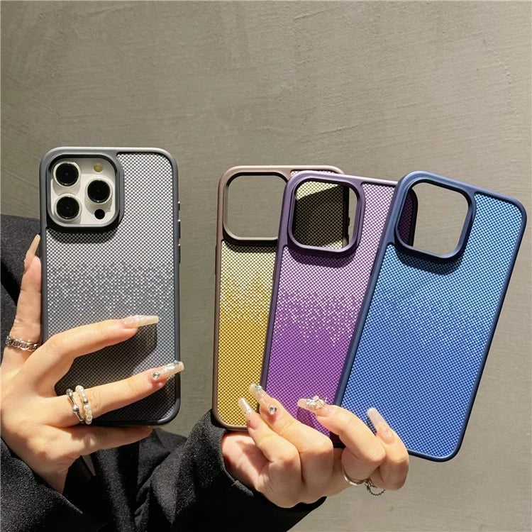 For iPhone 15 Pro Max Cell Phone Case Water Transfer Printing PC Cover